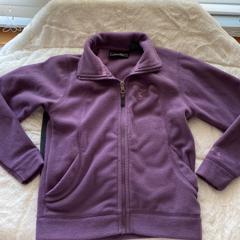 💕 Preloved Girls Zippered Fleece Jacket From Seaworld 🐬🦈